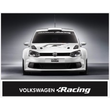 Aufkleber passend für VW Volkswagen Racing Motorsport Frontscheiben Sonnenblendstreifen Aufkleber