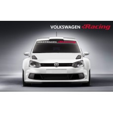 Aufkleber passend für VW Volkswagen Racing Frontscheibe Aufkleber 