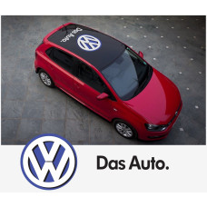 Aufkleber passend für VW Volkswagen Dachaufkleber Das Auto Aufkleber 2 Stk. Satz
