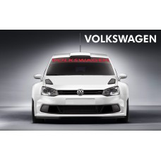 Aufkleber passend für VW Volkswagen Frontscheibe Aufkleber  / 1400mm Schrift + Hintergrund